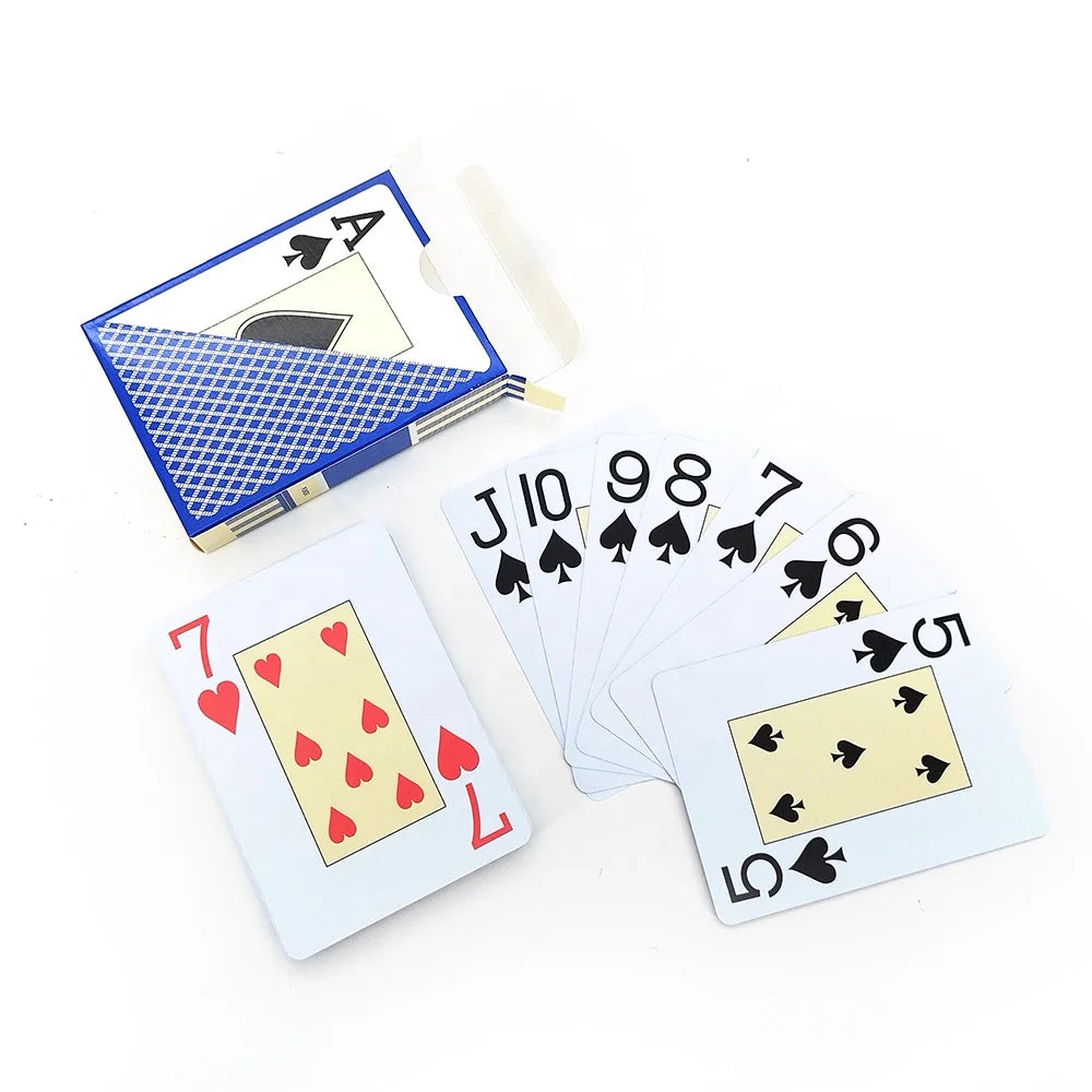 Wholesale Manufacturer Printing Logo 63*88Mm Size PVC Kuwait Saudi Arabia Custom Poker Deck Plastic 32 Baloot Playing Card