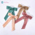 B.PHNE Designer Women Hair Accessories Butterfly Barrette Ribbon Bow Hair Clips for Girls Hair Decoration