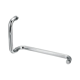 WONDER Modern High-quality 304 Stainless Steel Satin Polish Bathroom Glass Door Handle Ambidextrous Design Easy Installation
