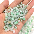 DIY Jewelry Accessories Wholesale Jade Parts Jade Grade a Color Burma Jade Abacus Bead Material Wholesale