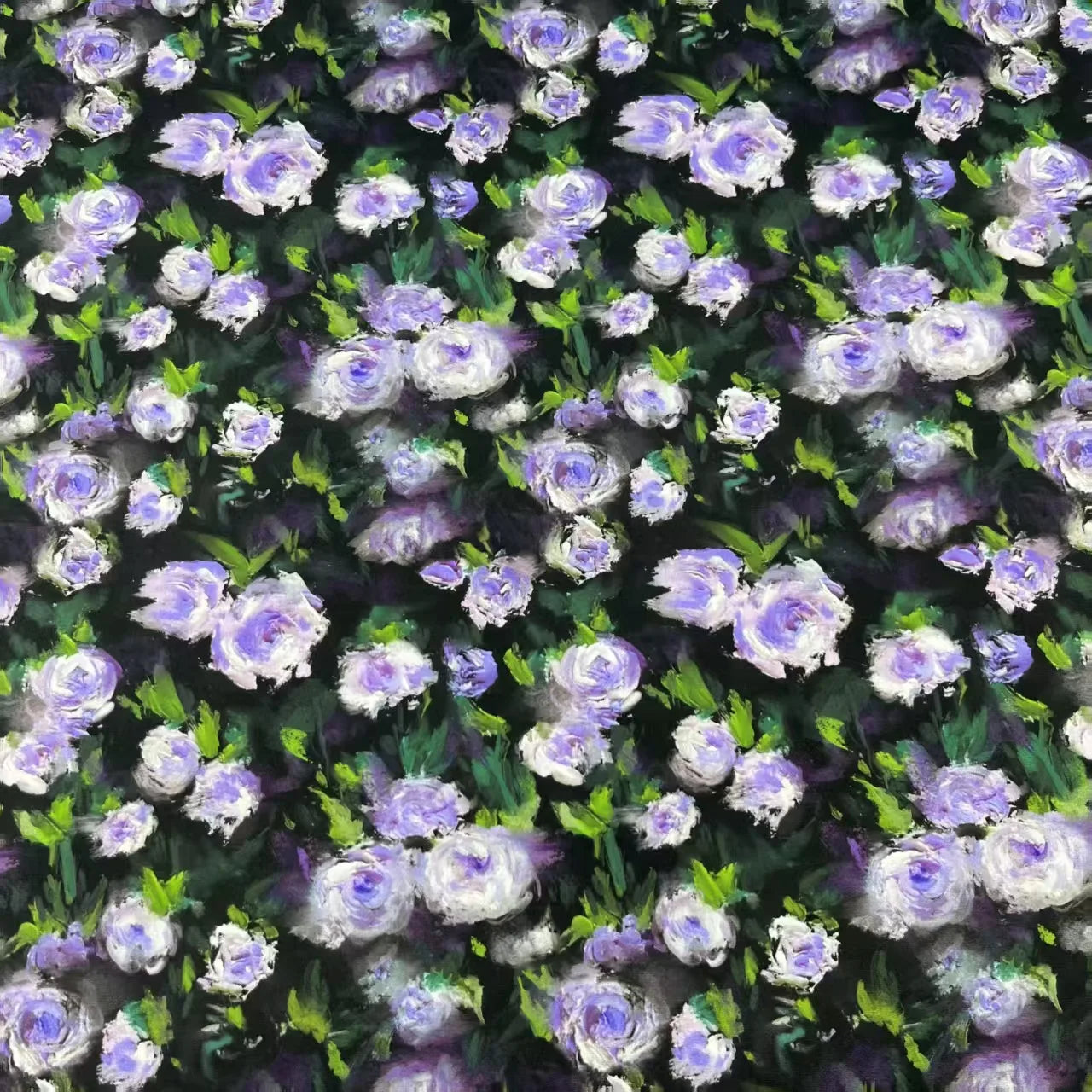 Oil Painting 3D Digital Printing 40S 100GSM 100% Cotton Poplin Woven Fabric for Dress