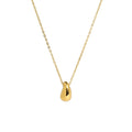 French Minimalist Ins 18K Gold-Plated Stainless Steel Jewelry Women's Fashion Waterdrop Pendant Necklace Hot Sale