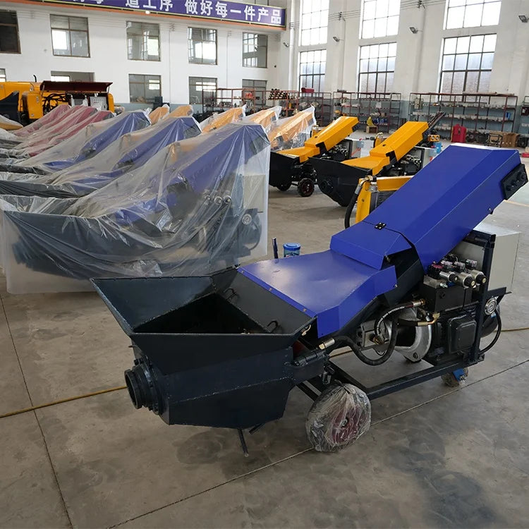7m3 Per Hour Small Concrete Mixers Pumps Machine