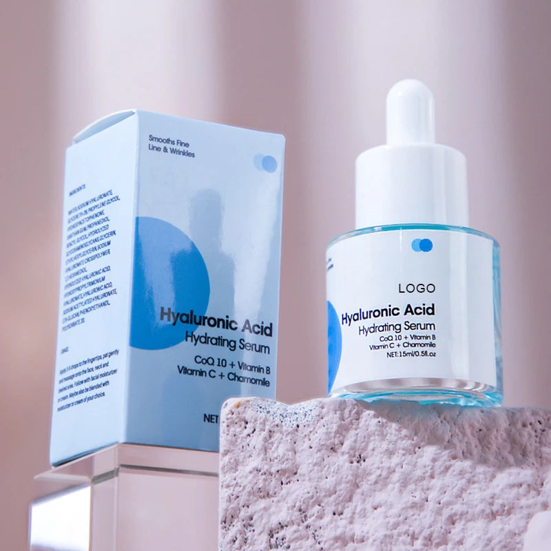 AiXin Private Label 15ML Hydrating Whitening Skin Pores Shrinking Anti Aging Chamomile Vitamin B Vitamin C Hyaluronic Acid Serum