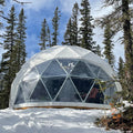 China  Geodesic Dome Steel Glamping Luxury Igloo Tent