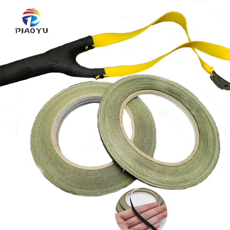 PIAOYU Thirty Meters Shooting Tape Fast Wrap Slingshot Accessories with Free Taping Speed Binding Rubber Band Speed Assistant