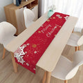 2022 Hot Selling New Christmas Decoration Table Runner Merry Christmas Festive Party Decoration Tablecloth Table Runner
