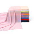 Hijab 150*150 cm Plain Square Scarf Dubai Muslim High Quality Heavy Bubble Chiffon Hijab Wholesale