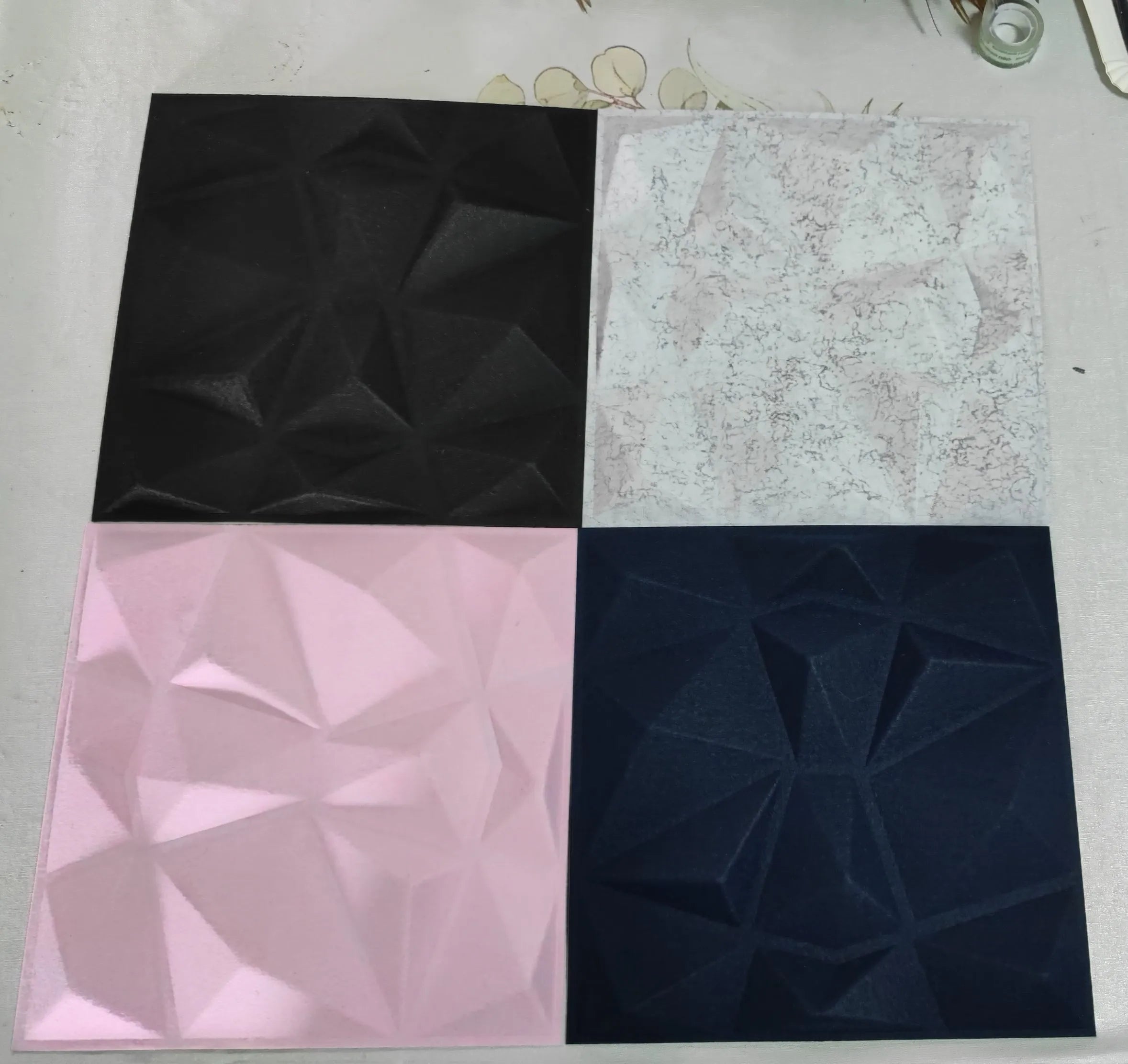 Factory Supply Eco-friendly 100% Polyester Acoustic 3D Wall Panels Modern Decorative for Office Hotel Apartment Living Room