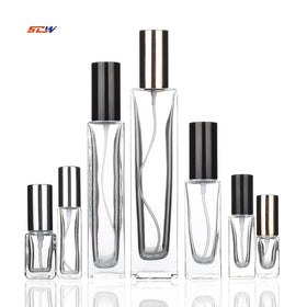 10ml Perfume Bottle 3/5/10/20ml Spray Glass Perfume Empty Bottle Square Perfume Spray Bottle