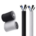 Premium Eco-Friendly Self-Adhesive Neoprene Cable Wrap Organizer Customizable Desk Management Direct Power Strip Heat Resistance