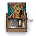 Anime Movie Anastasia Music Theme Once Upon a December Custom Song Music Box Hand Crank Wooden Craft Gift