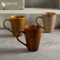 Japanese Retro Custom Ceramic Glaze 350ML Breakfast Cups High Quality Multi-Purpose Milk Tea Coffee Cup Set Porcelain Water Mug