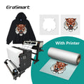 Erasmart 2024 A4 Double DTF Film 20cm*50m Fabric Textile for T-shirt Printing High Temperature Heat Transfer Hot Sale