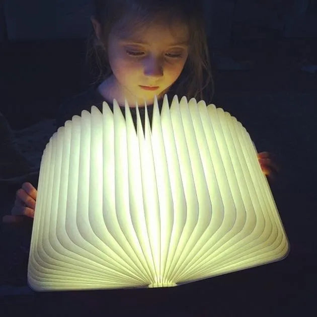 2025 Trending Items Corporate Gifts Idea Folding Paper Book Lamp Warm Light Best Birthday Gift Custom Electronic Items List