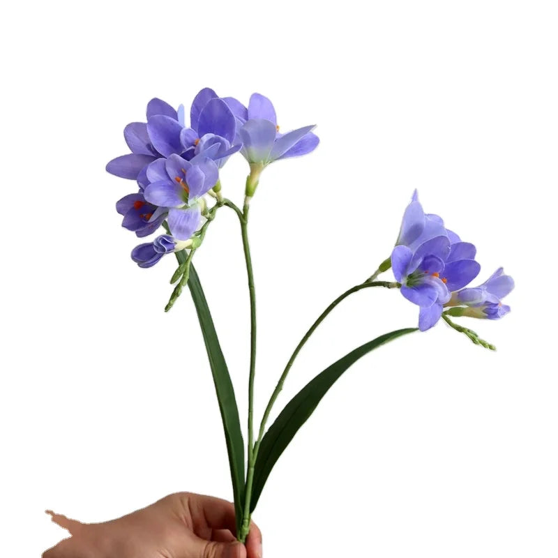 Feel Moisturizing Real Touch Potted Latex Flowers Artificial Home Orchids Flowers