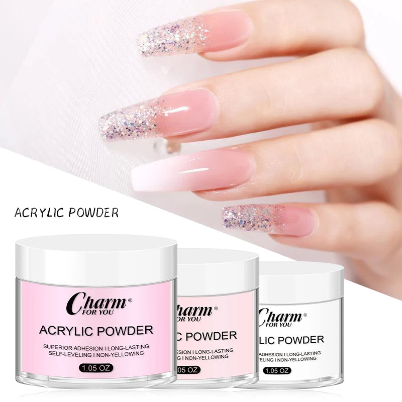 14 Colors 30G Finer Nail Art Dipping Acrylic Powder Wholesale Color Nail Acrylic Powder