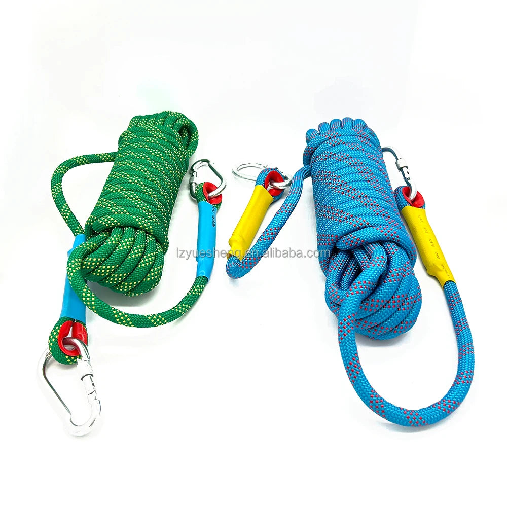 Hot Sale Outdoor Survival Safety Rope Diameter Fire Rescue Parachute Rope Safety Static Climbing Rope