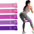 Mini Gym Fitness Exercise Band Set 5 Sizes TPE Mills Resistance Bands High Elastic Latex Private Label Workout