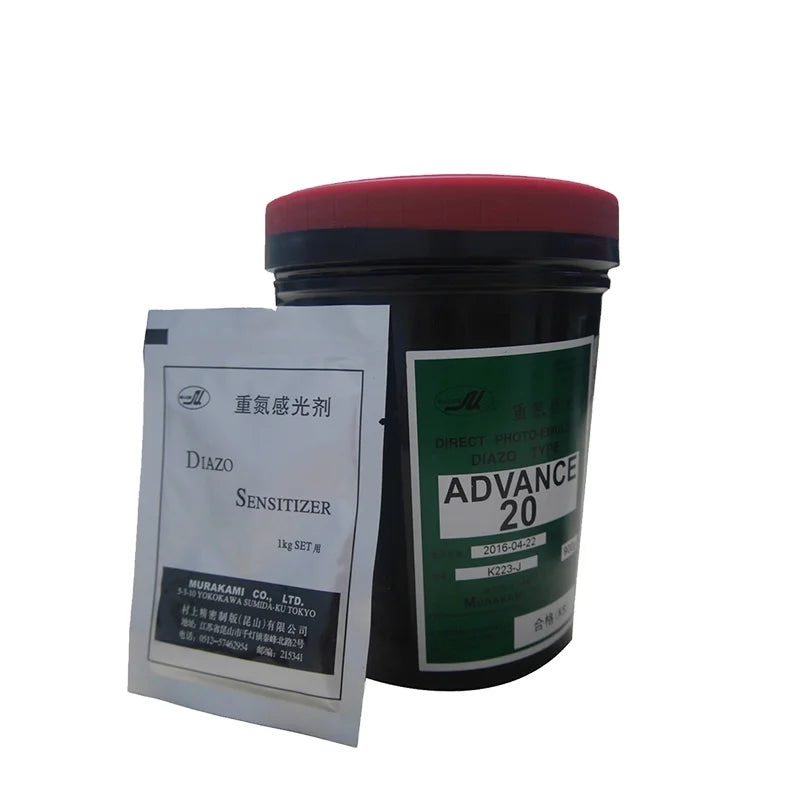 Photo Emulsion for Screen Stencil Water Based Solvent Based Emulsion Source Manufacturer Silk Screen Printing