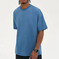 Men's High Quality Customizable O-Neck Cotton T-Shirt New Fashion Streetwear with Loose Fit Solid Color Oversize Woven Fabric