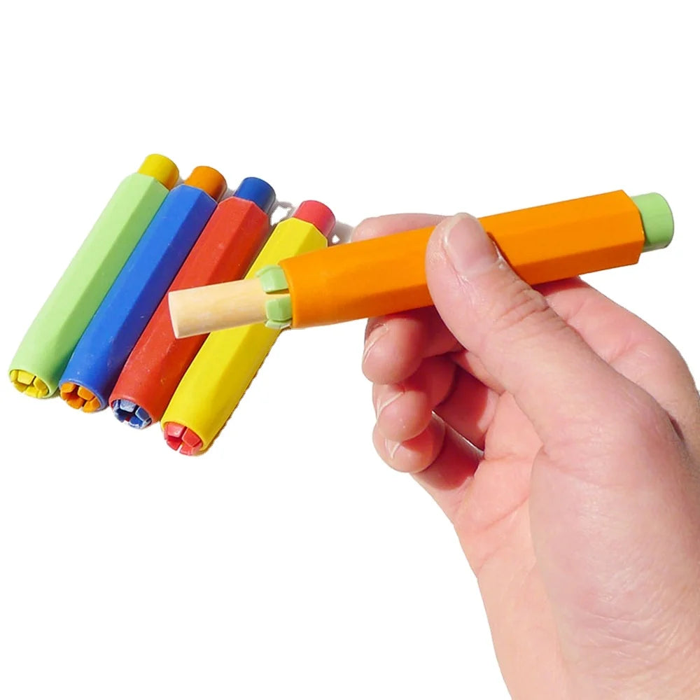 Non-toxic Eco-friendly PP Chalk Clip & Holder Durable Sanitary Accessories for Teachers and Children Kawaii Stationery