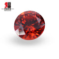 Baifu Jewelry Top Quality Loose Round Garnet Cubic Zirconia