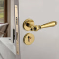 European Luxury Gold Silver Bedroom Handle Set Zinc Alloy Door Handles for Interior
