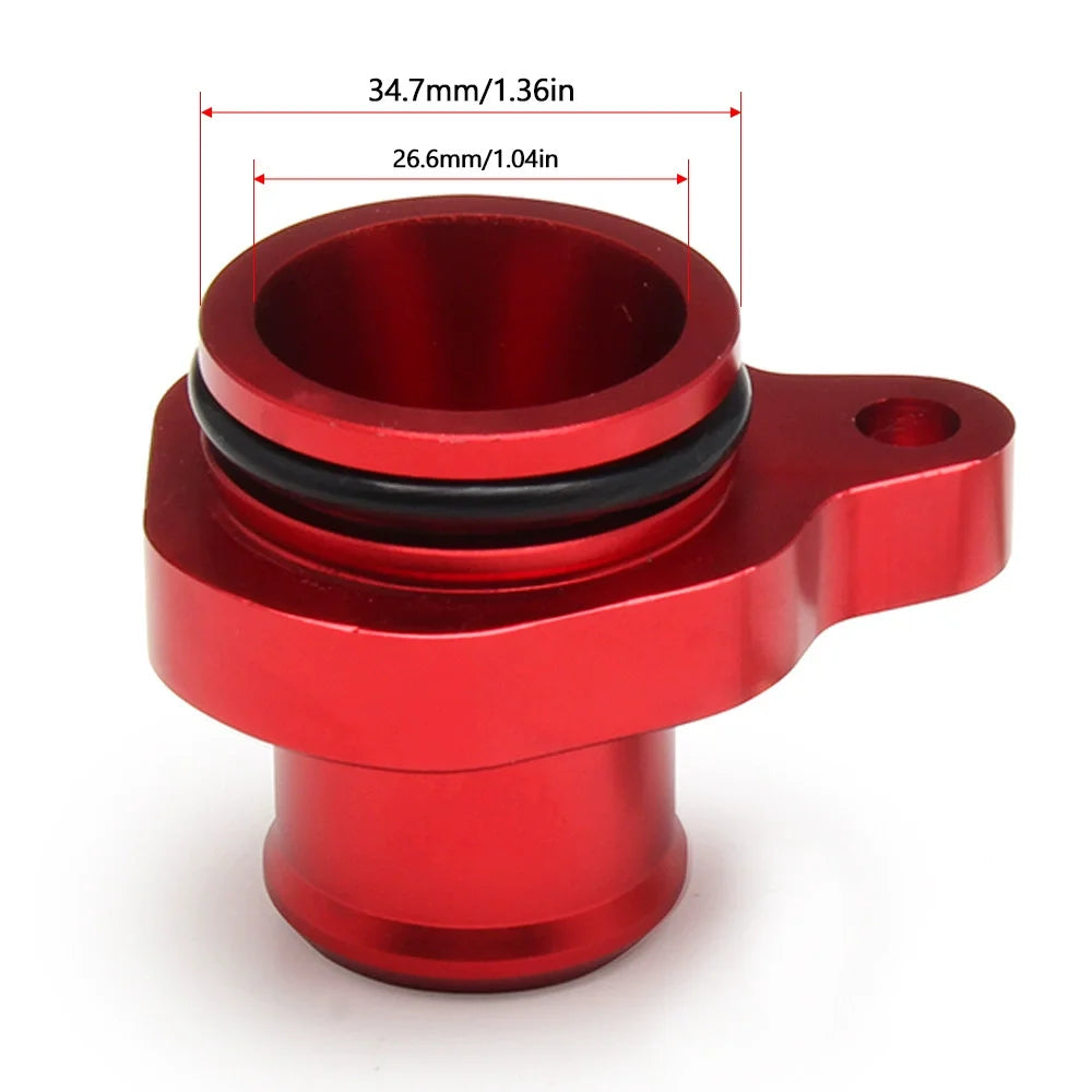 Automobile modification parts aluminum water pipe joint clamp is suitable for BMW 11537541992 11537544638