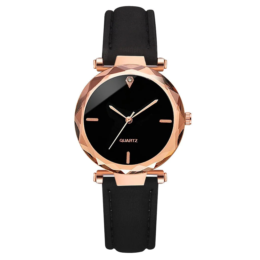 Fenyi Wholesale Korean New Business Fashion Trend Casual Simple Belt Glass Alloy Quartz Watch Ladies Women Girls