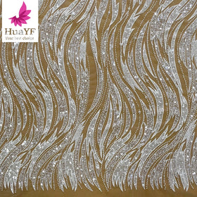 Pretty Bridal Wedding Lace Style African French White Color Lace Fabrics for Wedding Party HY1601