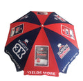 TUOYE Beach Umbrella Advertising Folding Umbrella Print Huge Windproof Outdoor 8ribs Green Outdoor Furniture Contemporary Metal