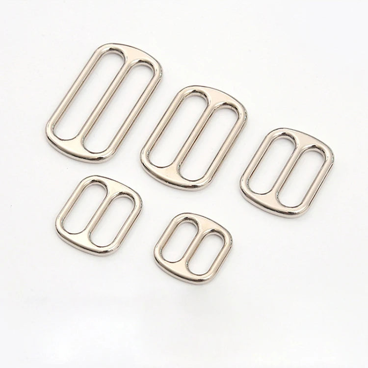 Various Shape Zinc Alloy Adjustable Slide Buckles for Handbag Accessories with Metal Components