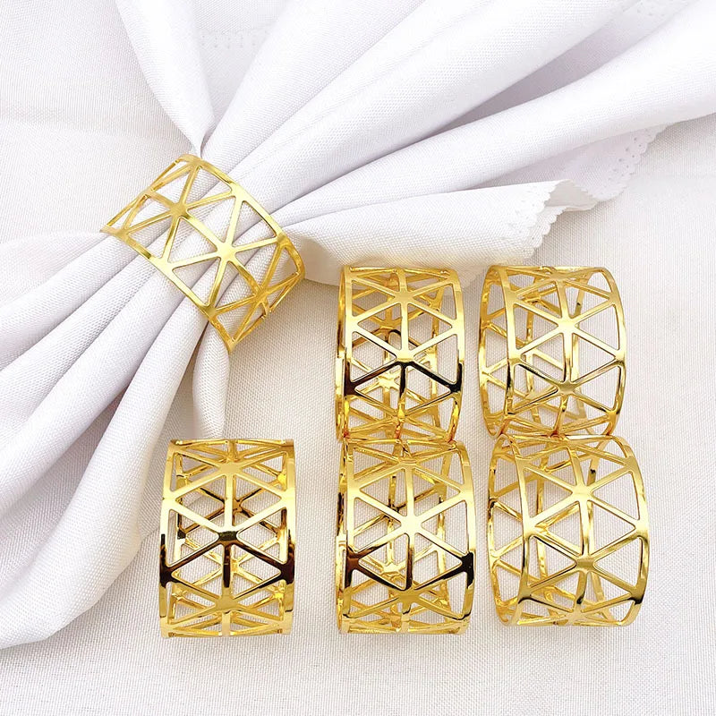 Napkin Ring Metallic Stainless Steel Elegant Wedding Hotel Restaurant Napkin Ring