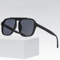 Logo Custom 2025 Fashion Plastic Big Frame Sports Sun Glasses UV400 Pilot Oversized Sunglasses for Men Women