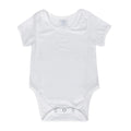 Baby Bodysuit Sublimation Blank Short Sleeve Bodysuits Custom logo White Wholesale Jumpsuits
