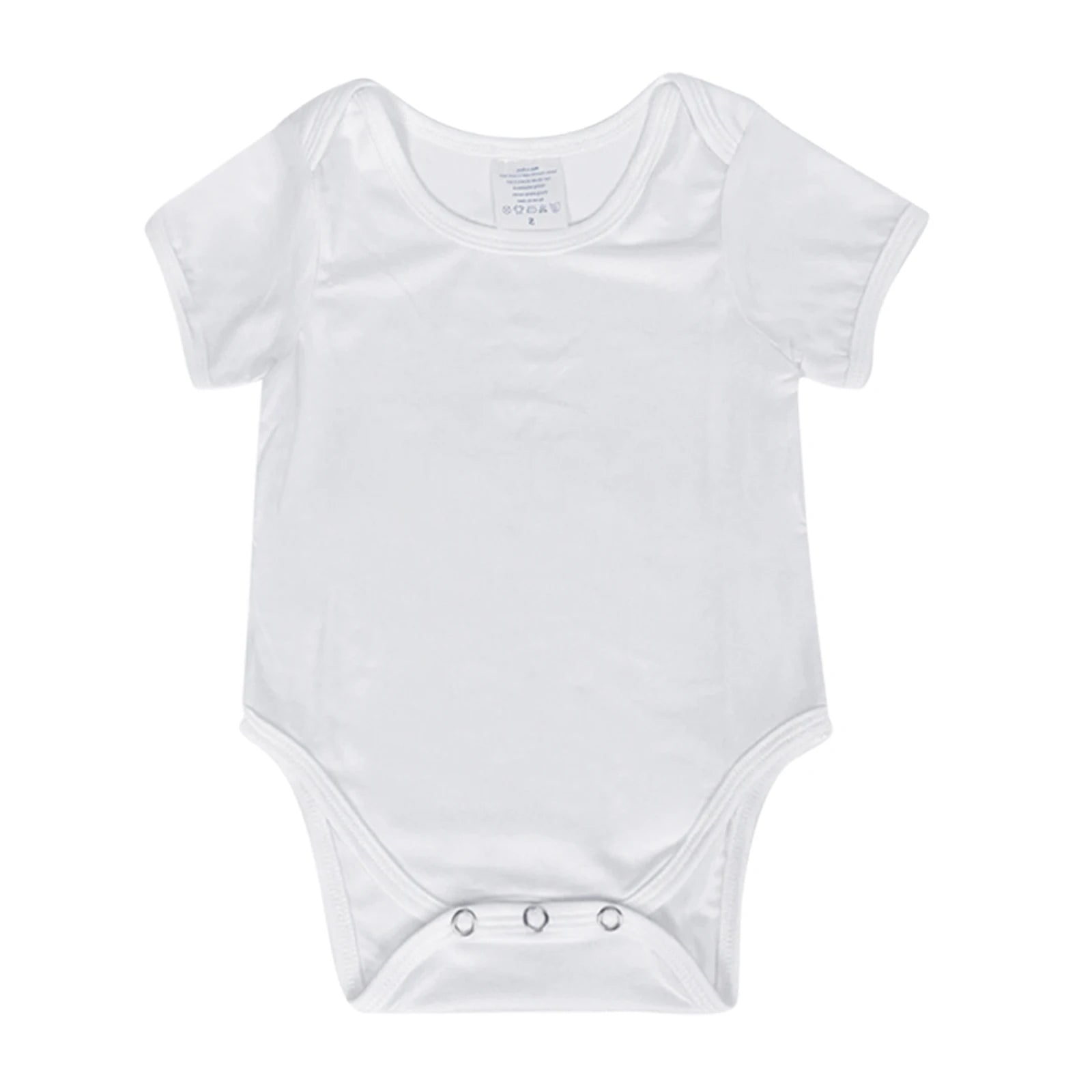 Baby Bodysuit Sublimation Blank Short Sleeve Bodysuits Custom logo White Wholesale Jumpsuits