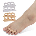 Silicone SEBS Toe Separator 3 Hole Toe Spacer Hammer and Claw Toe Straightener Foot Care Protector