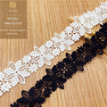 Single Star Wave Flower Embroidery Milk Silk Lace Cuff Accessories for Children's Shoes and Bags MegaBDM