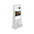 Newest Innovative Design FYD06 Cloud Sever Android Double Side Digital Kiosk Restaurant  Menu Display Table Advertising Player