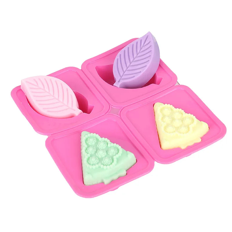 BPA Free Non Stick Food Grade Detachable Leaf Tree Shape Eco-Friendly Microwave Oven Safe Cake Molds Silicone Soap Resin Private