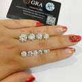 Super White Lab Grown Moissanite Stone Diamond Moissanite Round Shape 1-3mm White DEF GH IJ Color Different Quality Combination