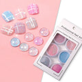 French Nail Art 6 Color Woolen Powder Glitter Sugar Starlight Effect Diy Acrylic Woolen Powder