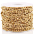 Fashion Stainless Steel 18K Vacuum Plated Rope Twisted Chain