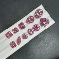 HQ Gems 8x8mm Heart 2 Carat Fancy Pink Moissanite Loose Gemstone Moissanite Diamond Price