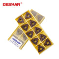For DESKAR CNC Lathe Sharp Cutting Tools WNMG080408-HF LF6018 Universal Carbide Inserts for Machining Customizable OEM Support