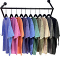 2022 New Arrivals Heavyweight 100%cotton Snow Washed Vintage Tee Shirts Mens Oversized Hip Hop Streetwear Tshirts