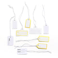 50pcs/bag Paper Small Ring Price Tags Stickers Necklace Bracelet Blank Price Labels Display Diy Jewelry Packaging Making X16