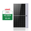 For Longi Monocrystalline Solar Panels for Home 580W-590W Bifacial PV Modules 560W-585W with PERC & Half Cell Technology