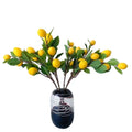 Artificial Lemon Branch Decor Fruit Stems Home Shop Restaurant Festival Decoration Wedding
